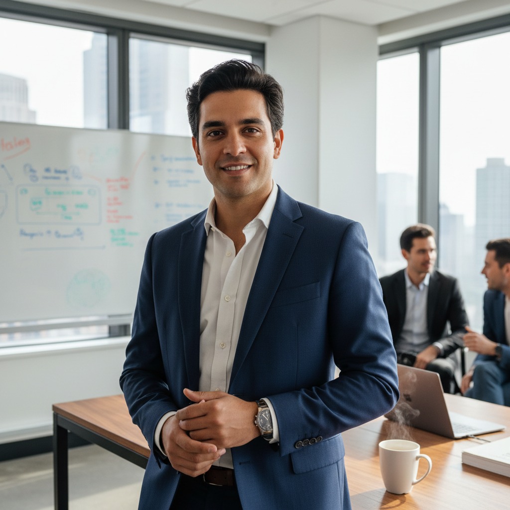 male who looks like an Omar busines non professional photo