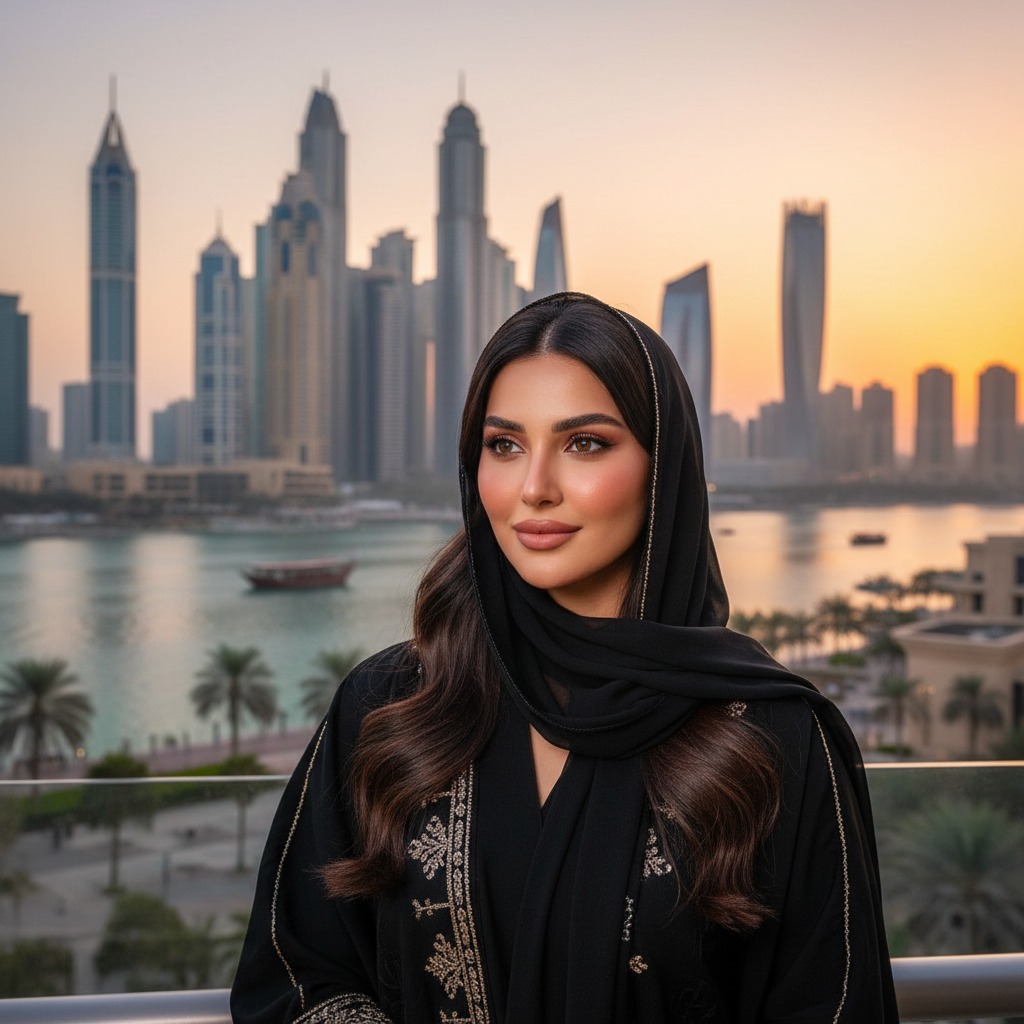 a beautiful UAE woman
